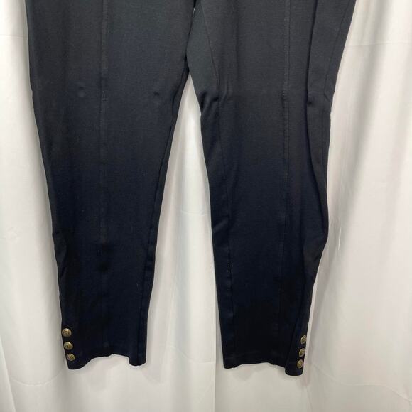 Talbots casual knit pants women's size large pull on style buttons at ankle work - Picture 3 of 16